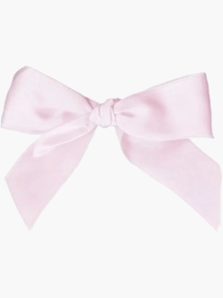 Pink Ribbon Bow Sticker for Sale by ilovetswift222