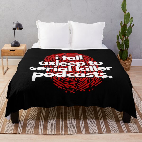 Item preview, I Fall Asleep to Serial Killer Podcasts Funny Design designed and sold by Susan Crane.