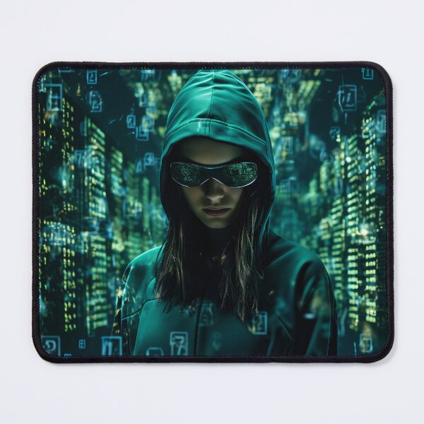 Item preview, Nerdy Hack Cyberpunk 4 designed and sold by Art by Lilia.