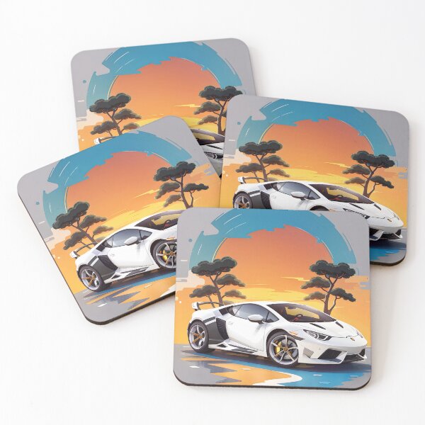 Item preview, Supercar Sunset Cruise designed and sold by Ceemko's Vintage Corner.
