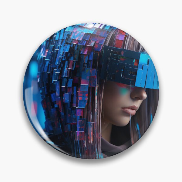 Artikelvorschau, Nerdiger Hack Cyberpunk 5 entworfen und verkauft von Art by Lilia.