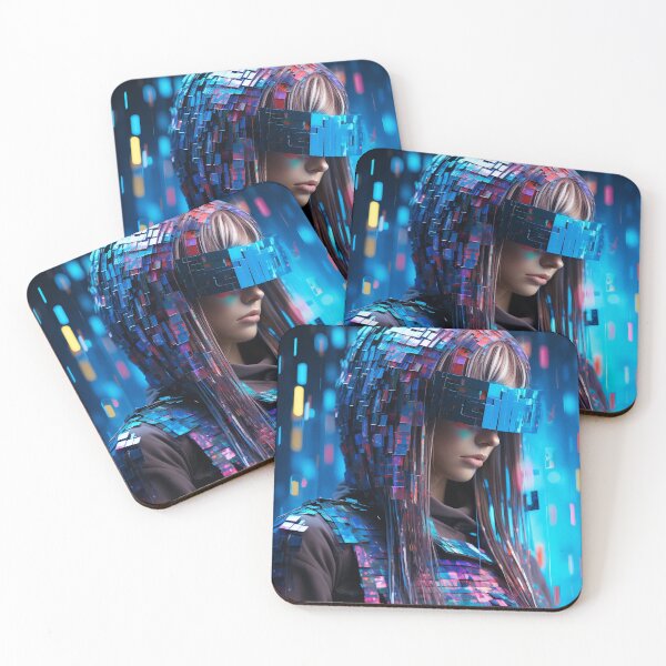 Artikelvorschau, Nerdiger Hack Cyberpunk 5 entworfen und verkauft von Art by Lilia.