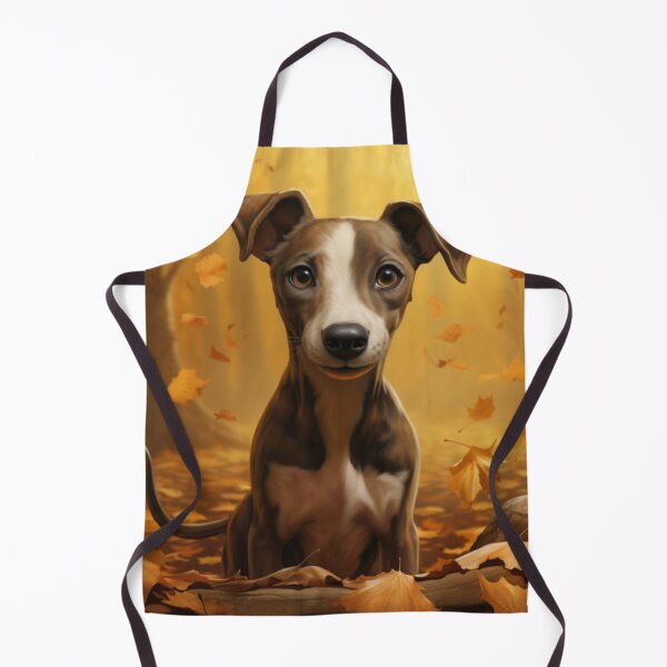 Item preview, Whippet Puppy In Fall designed and sold by ZenEverAI.