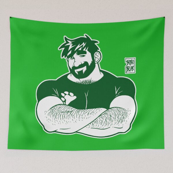 Item preview, ADAM LIKES CROSSING ARMS - LINEART GREEN designed and sold by bobobear.