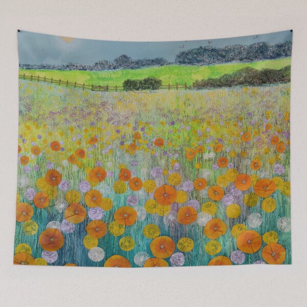 Item preview, Orange Poppy Meadow designed and sold by Jo Grundy.