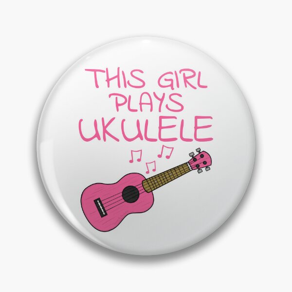 Item preview, This Girl Plays Ukulele, Female Uke Player, Ukulelist designed and sold by doodlerob.