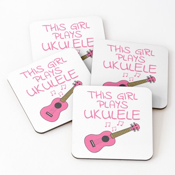 Item preview, This Girl Plays Ukulele, Female Uke Player, Ukulelist designed and sold by doodlerob.