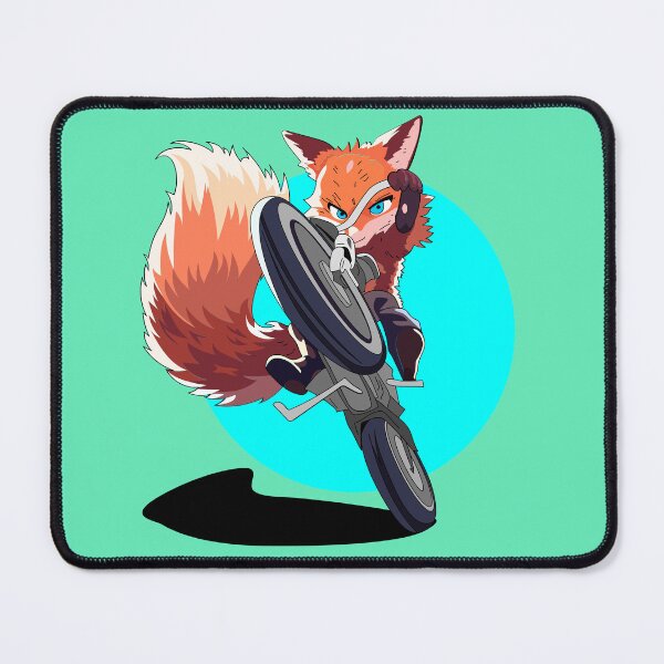 Item preview, Motorcycle Biker Fox - Loco Animal Squad designed and sold by LocoAnimalSquad.