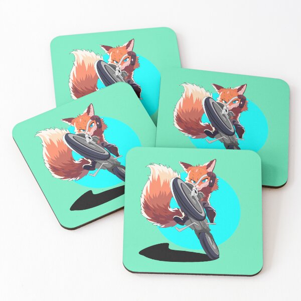 Item preview, Motorcycle Biker Fox - Loco Animal Squad designed and sold by LocoAnimalSquad.