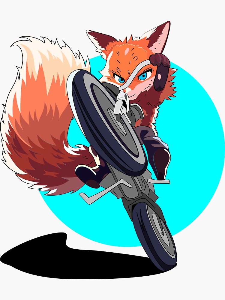 Anime and motorcycle template Royalty Free Vector Image