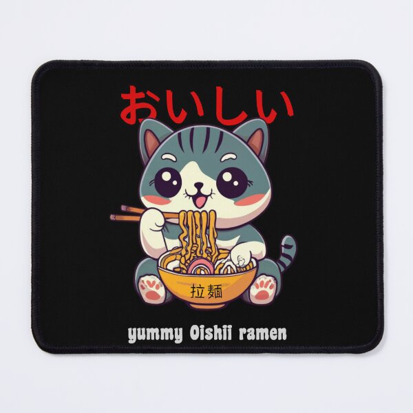 Item preview, Ramen Cat Love Eating Yummy Noodles With Chopsticks designed and sold by netfires.