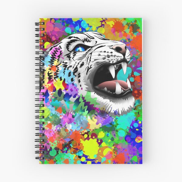 Item preview, Leopard Psychedelic Paint Splats designed and sold by BluedarkArt.