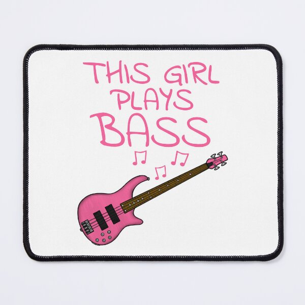 Item preview, This Girl Plays Bass, Female Bassist, Bass Guitarist designed and sold by doodlerob.