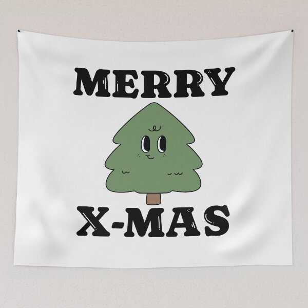 Item preview, Merry xmas Christmas tree groovy retro vintage funny matching family  designed and sold by TNwandesignart.