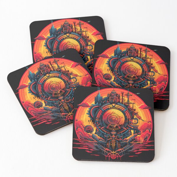 Item preview, “Mysteries of the Red Megalopolis” designed and sold by Art-Vortex-fr.