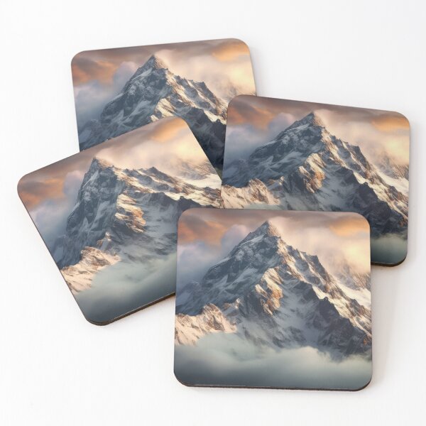 Item preview, Winter mountain landscape. designed and sold by Visual-Elixir.