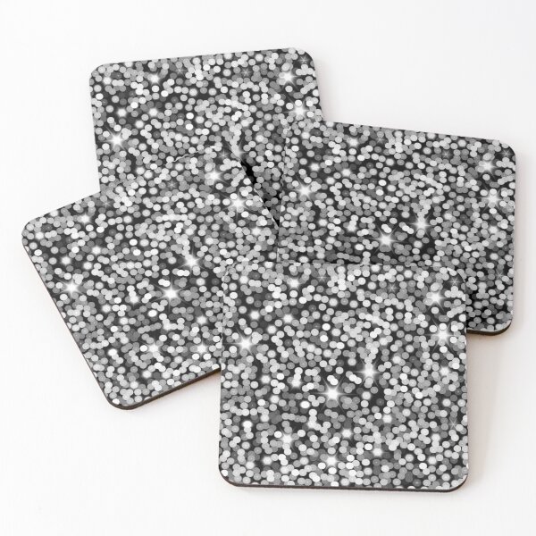 Item preview, Elegant Sequin Sparkly White Confetti Pattern designed and sold by Deborah Camp.