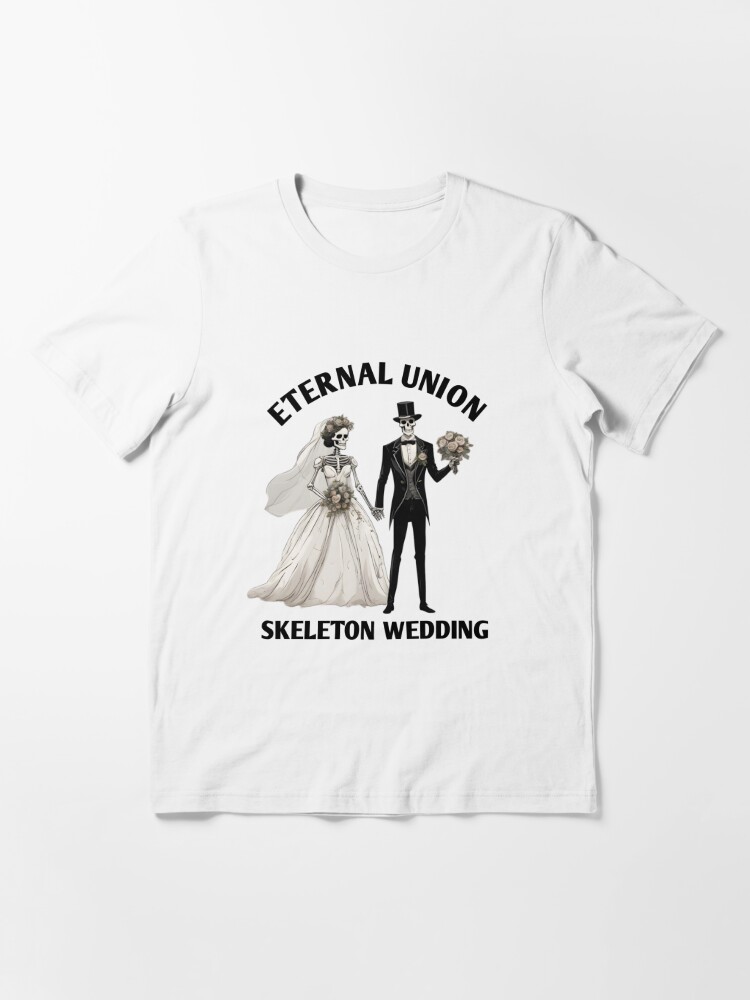 Eternal Union Skeleton Wedding , Halloween Bride and Groom