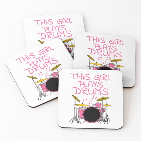 Item preview, This Girl Plays Drums, Female Drummer designed and sold by doodlerob.
