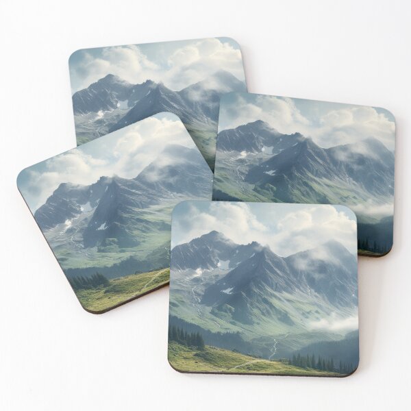 Item preview, Summer mountain landscape. designed and sold by Visual-Elixir.