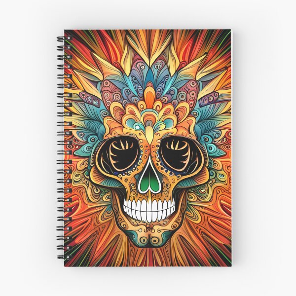Item preview, Calavera Sonriente Estallando Naranja designed and sold by CJMarchese.