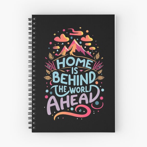 Item preview, Home is Behind, the Words Ahead - Typography - Fantasy designed and sold by Fenay Designs.