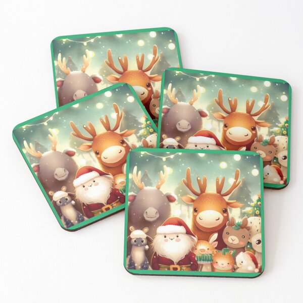 Item preview, Christmas Animals 8 designed and sold by CrankyOldDude.