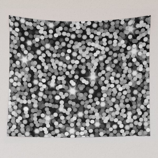 Item preview, Elegant Sequin Sparkly White Confetti Pattern designed and sold by Deborah Camp.