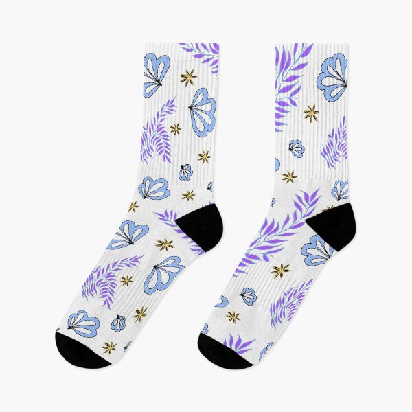 Item preview, Purple blue September flowers designed and sold by SerahO.