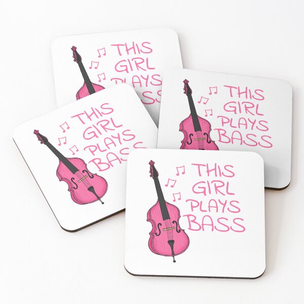 Item preview, This Girl Plays Bass, Female Bassist, Double Bass designed and sold by doodlerob.