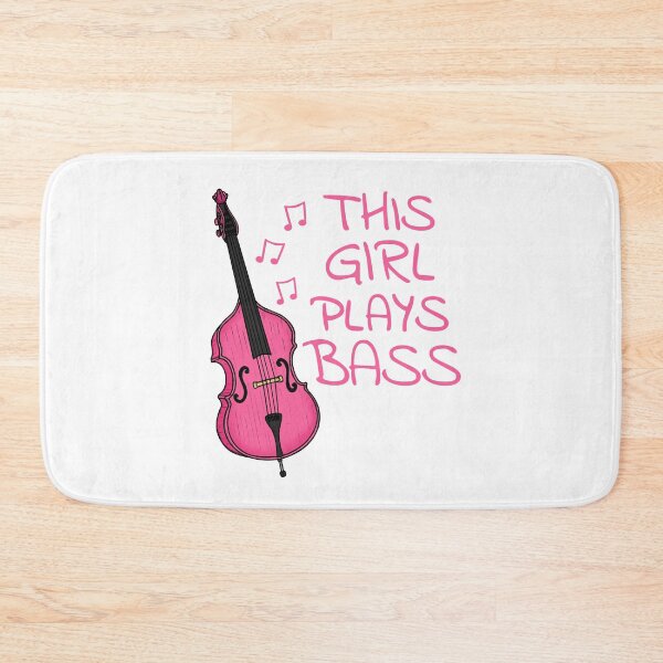 Item preview, This Girl Plays Bass, Female Bassist, Double Bass designed and sold by doodlerob.