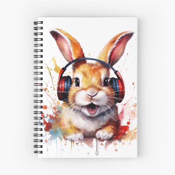 Item preview, Funny Bunny listening to music designed and sold by PrzemekJAS.