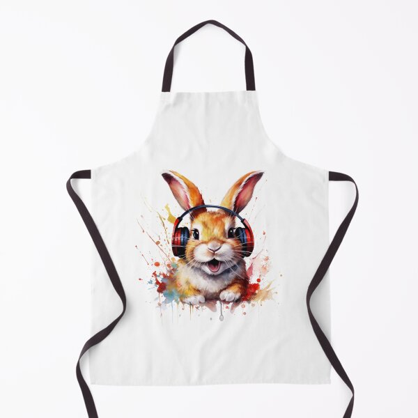 Item preview, Funny Bunny listening to music designed and sold by PrzemekJAS.