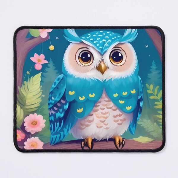 Item preview, charming and cute Owl designed and sold by purrfect pattern.