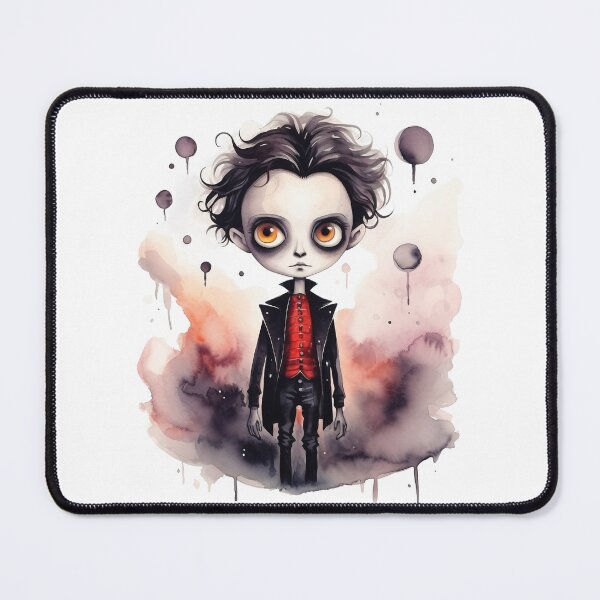 Item preview, Whimsical Halloween Vampire Digital Watercolor Style designed and sold by Geeknip.