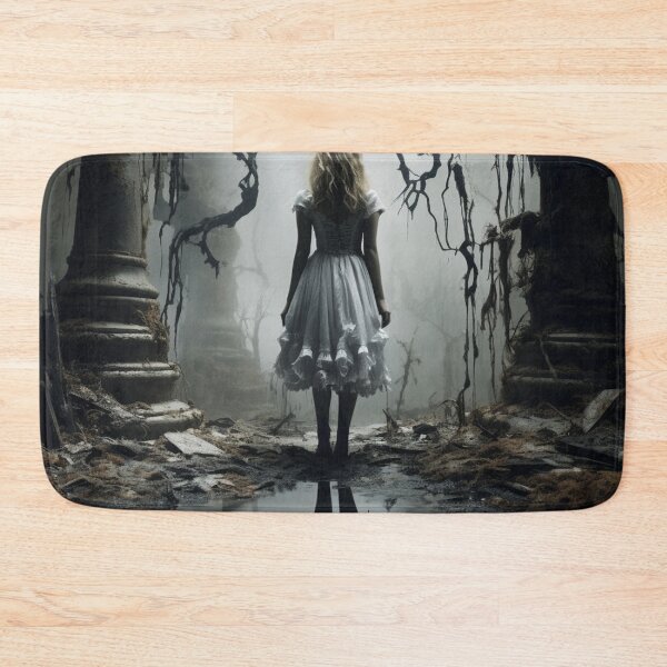 Item preview, I don't think I'm in wonderland anymore Alice in wonderland, or perhaps somewhere else entirely halloween horror spooky undead designed and sold by Baba  Yaga's Cards.