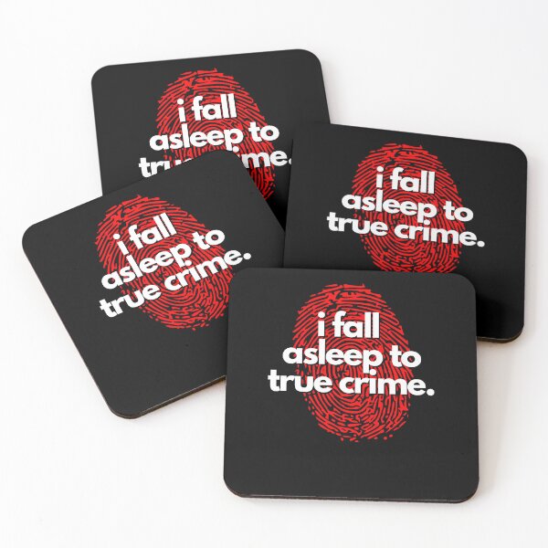 Item preview, I Fall Asleep to True Crime Funny Design designed and sold by Susan Crane.