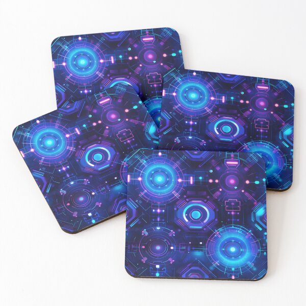 Item preview, Cosmic Dreams: A Distinct Sci-Fi Futuristic Seamless Pattern designed and sold by AlienSkinEyes.