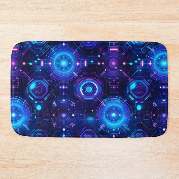 Item preview, Cosmic Dreams: A Distinct Sci-Fi Futuristic Seamless Pattern designed and sold by AlienSkinEyes.