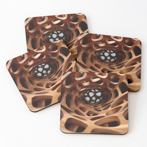 Item preview, Three-dimensional wooden structure with tunnels and openings. designed and sold by Visual-Elixir.