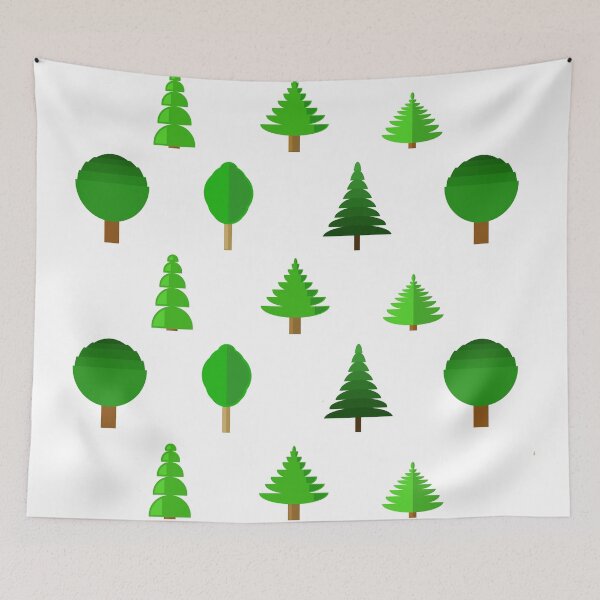 Item preview, Graphic art trees pattern designed and sold by GetItGiftIt.