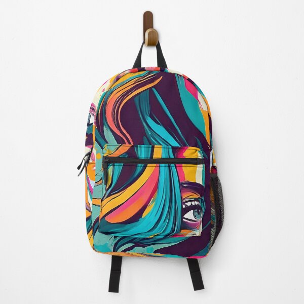 Item preview, Chromatic Chaos: Expressive Woman's Portrait designed and sold by ElliOzy.