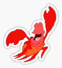 Red Crustacean Sticker