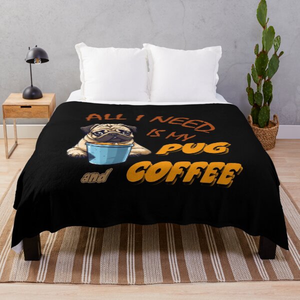Item preview, Pug And Coffee designed and sold by titanosdesign.
