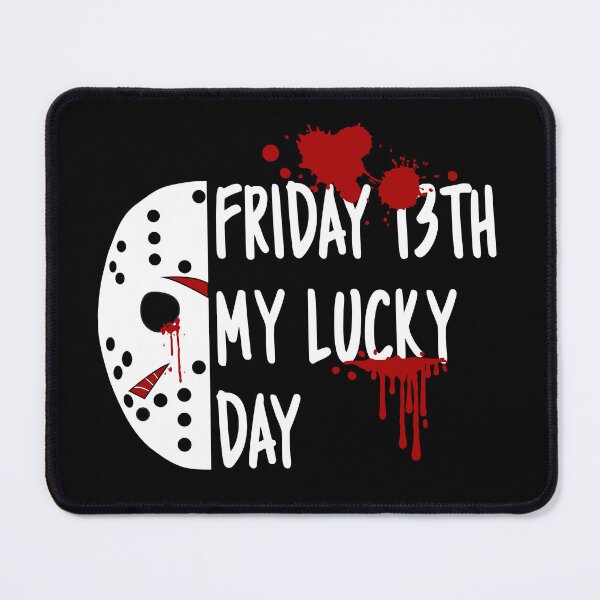 Item preview, Halloween Friday 13th Mask Quote designed and sold by HotHibiscus.