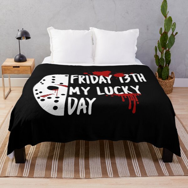 Item preview, Halloween Friday 13th Mask Quote designed and sold by HotHibiscus.