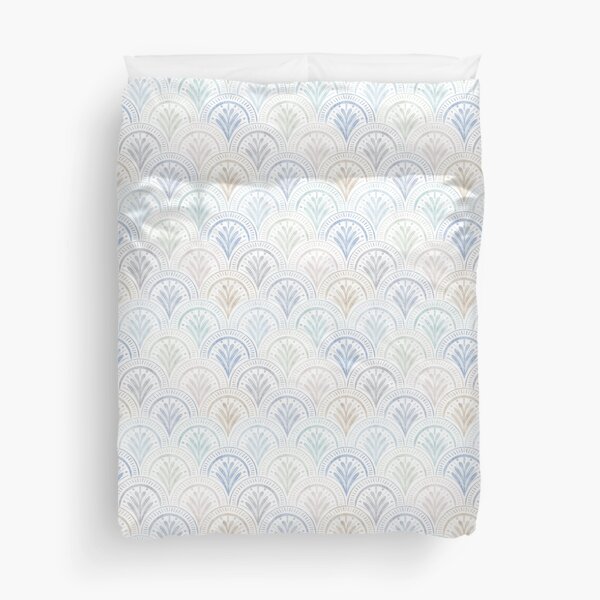Aperçu de l'œuvre Aquarelle de pétoncles beiges et bleus créée et vendue par hello-matze.