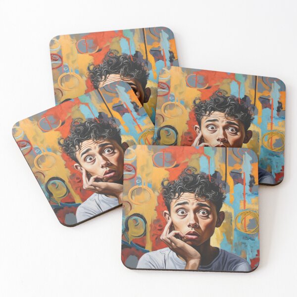 Item preview, Abstract Surprised Portrait designed and sold by Visual-Elixir.