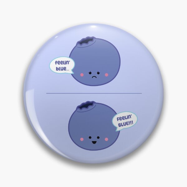 Item preview, Feelin' Blue (blueberry) | by queenie's cards designed and sold by queeniescards.
