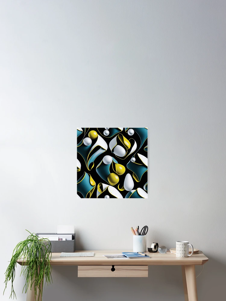 Thumbnail 2 of 3, Poster, Abstract Pattern designed and sold by Houerd.